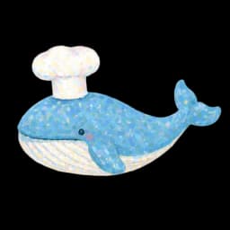 baleine gourmande masquée