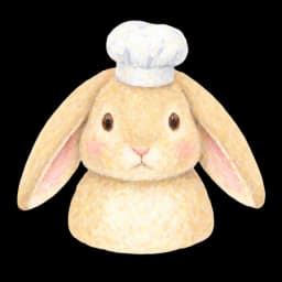lapin intrépide à la toque