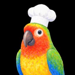 perroquet gourmand des fourneaux